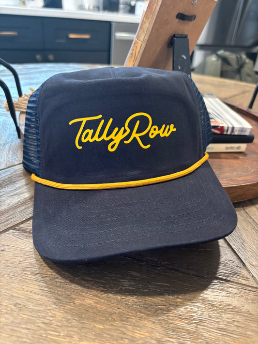 TallyRow Blue and Gold Hat